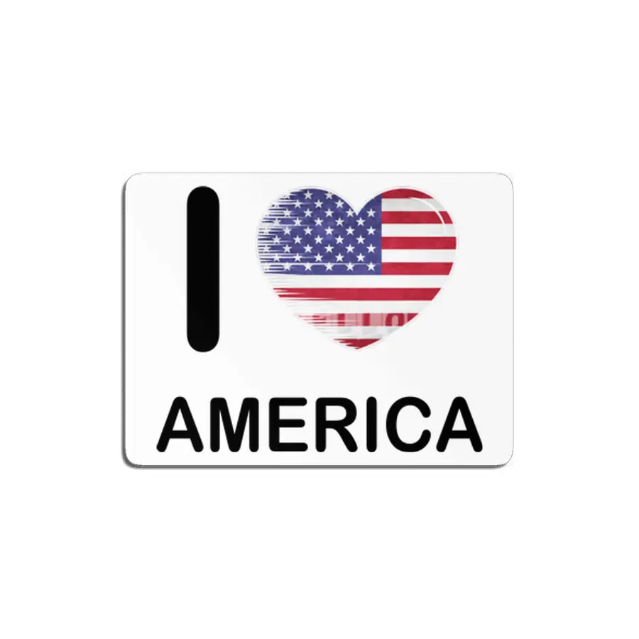 I Love America USA, My Home, My Country MDF Tablo