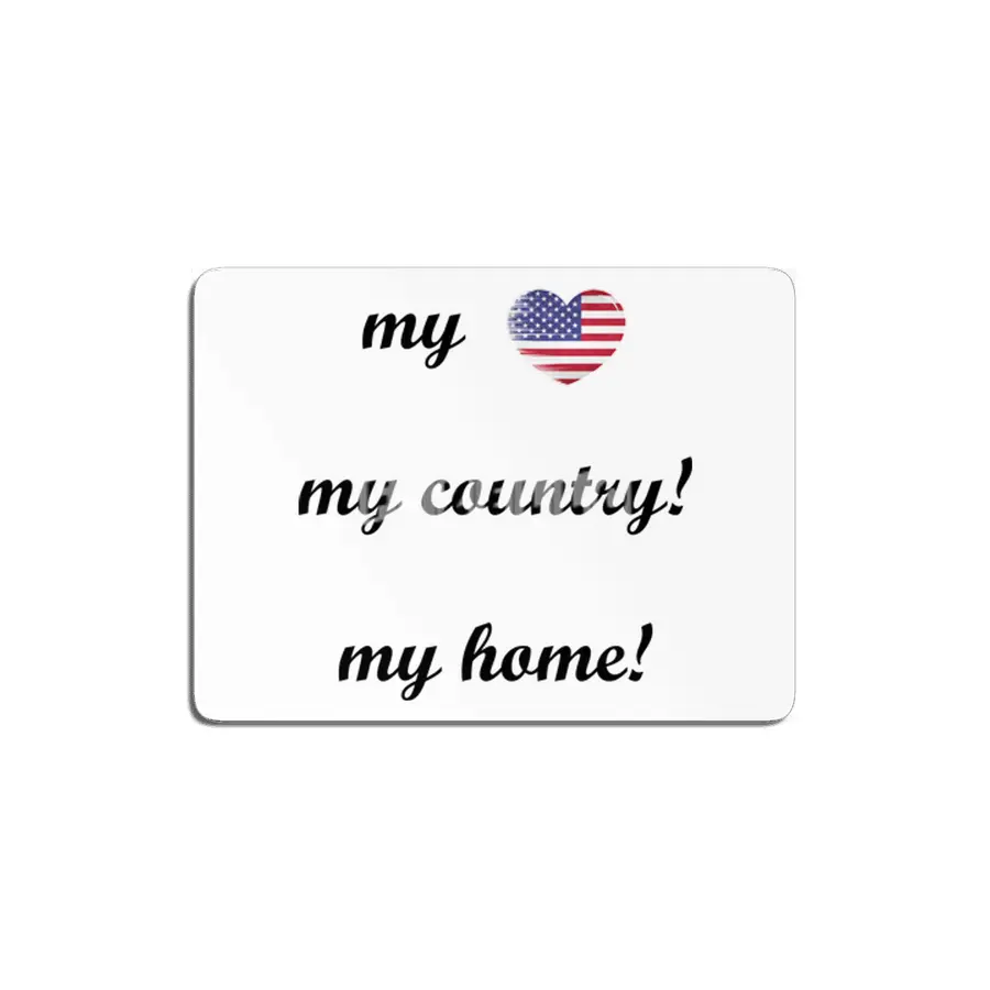 I Love America USA, My Home, My Country MDF Tablo