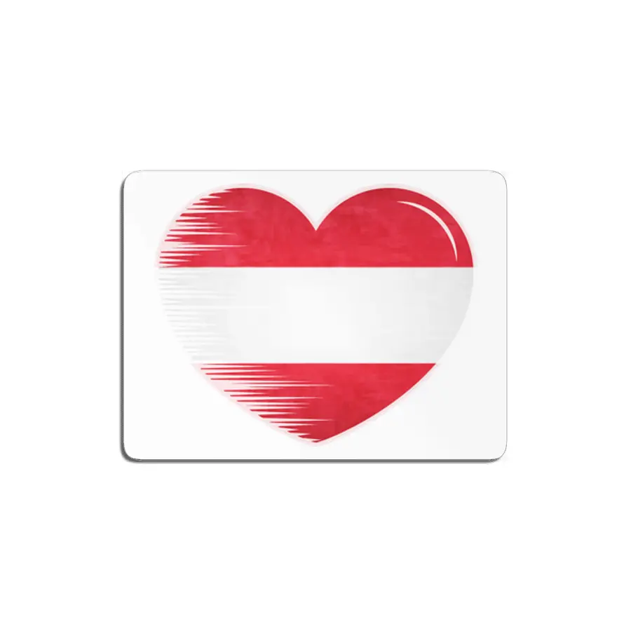 I Love Austria, My Homeland, My Country MDF Tablo