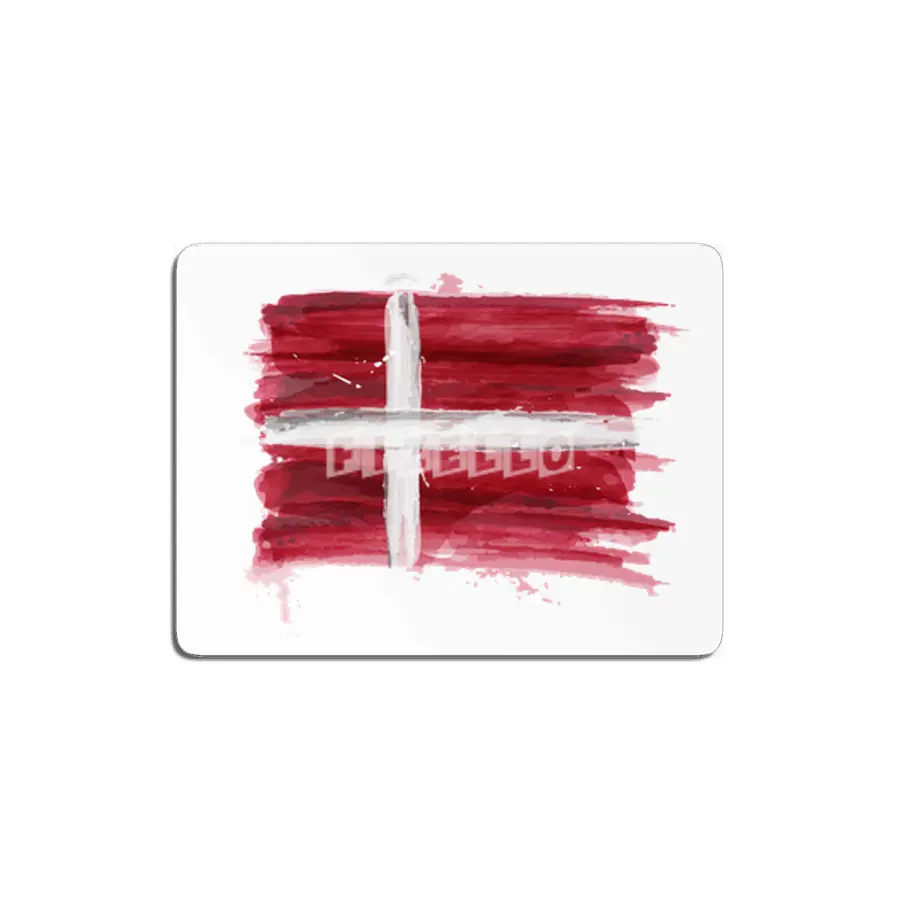 I Love Denmark, My Home, My Country MDF Tablo
