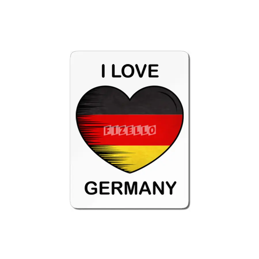 I Love Germany, My Home, My Country MDF Tablo