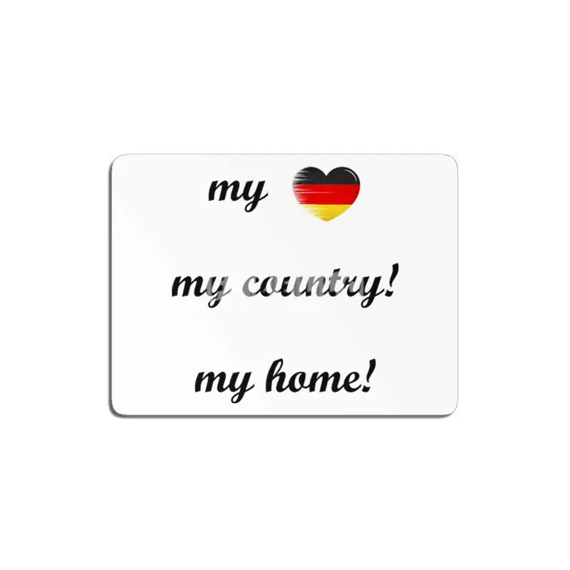 I Love Germany, My Home, My Country MDF Tablo