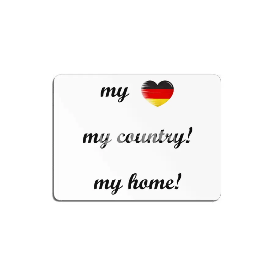 I Love Germany, My Home, My Country MDF Tablo