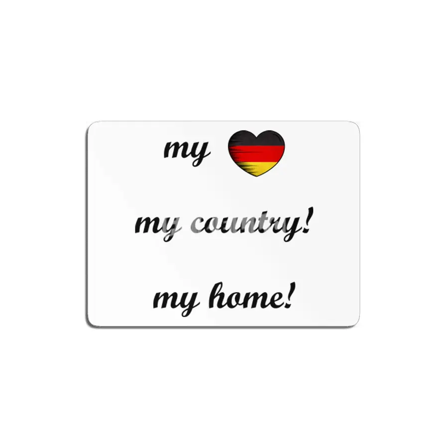 I Love Germany, My Home, My Country MDF Tablo