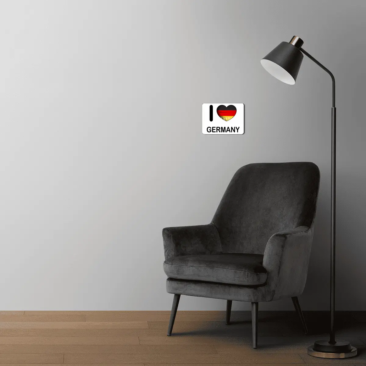 I Love Germany, My Home, My Country MDF Tablo