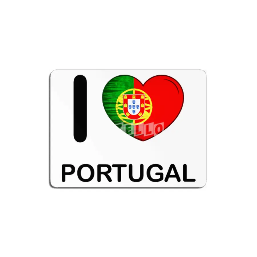 I Love Portugal, My Home, My Country MDF Tablo