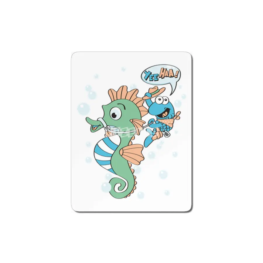 Funny Seahorse Kids Gift Birthday MDF Tablo