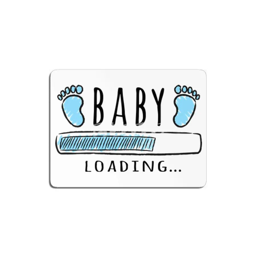 Gift For Pregnant Women. Baby Boy Young Mother MDF Tablo
