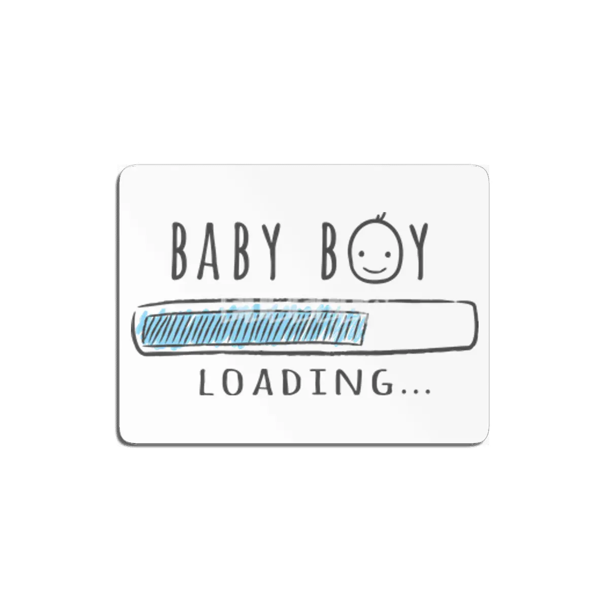 Gift For Pregnant Women. Baby Boy Young Mother MDF Tablo
