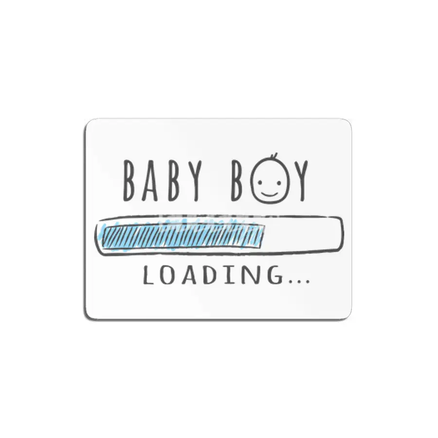 Gift For Pregnant Women. Baby Boy Young Mother MDF Tablo