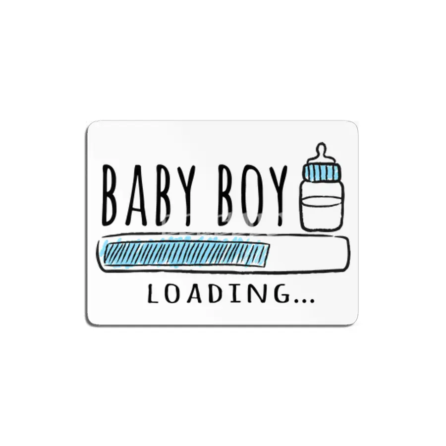 Gift For Pregnant Women. Baby Boy Young Mother MDF Tablo