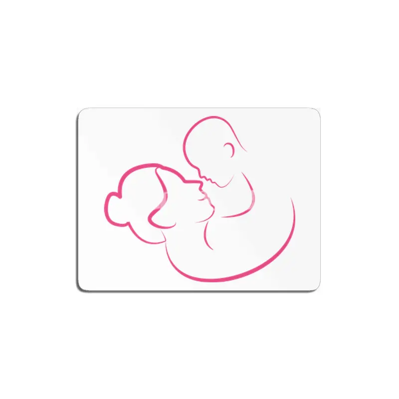 Gift For Pregnant Women. Baby Boy Young Mother MDF Tablo