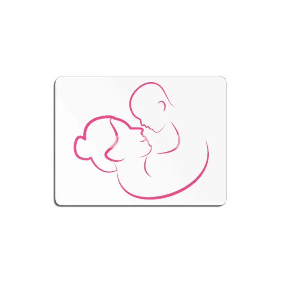 Gift For Pregnant Women. Baby Boy Young Mother MDF Tablo
