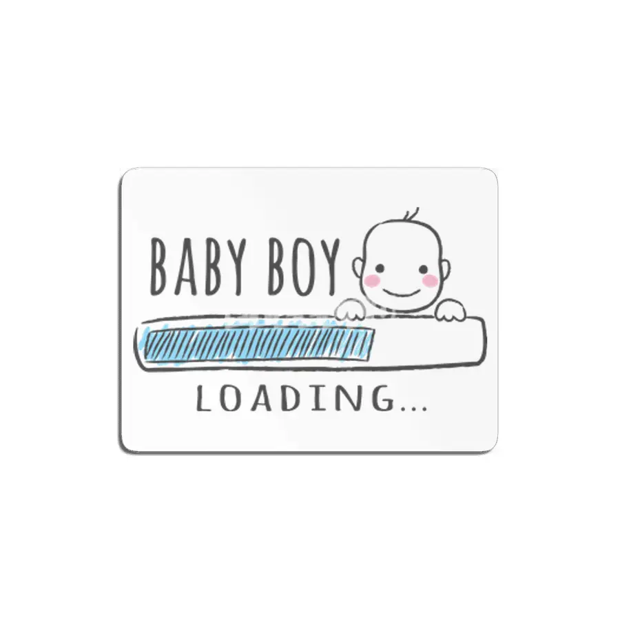 Gift For Pregnant Women. Baby Boy Young Mother MDF Tablo