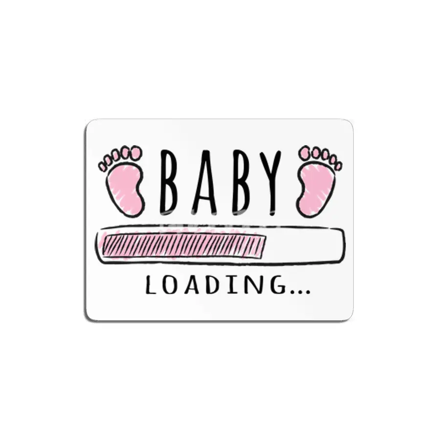 Gift For Pregnant Women. Baby Girl Girl Mother MDF Tablo