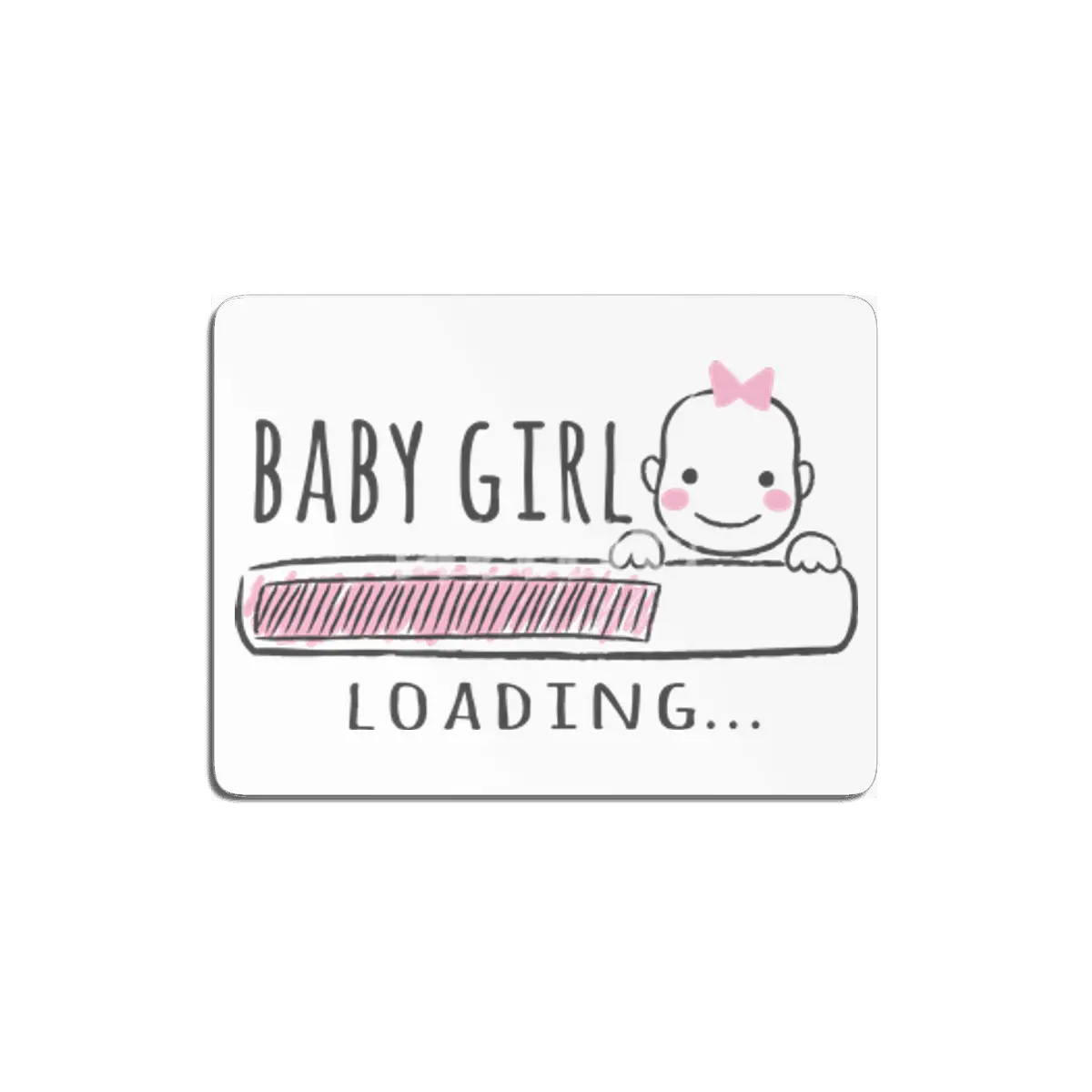 Gift For Pregnant Women. Baby Girl Girl Mother MDF Tablo