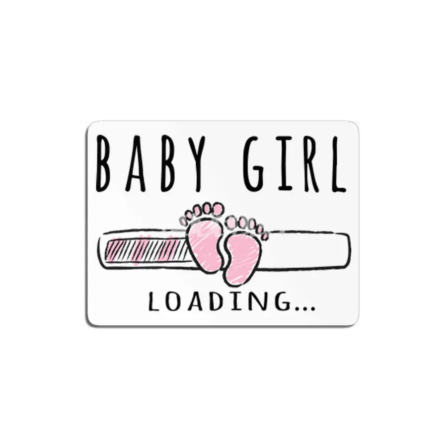 Gift For Pregnant Women. Baby Girl Girl Mother MDF Tablo