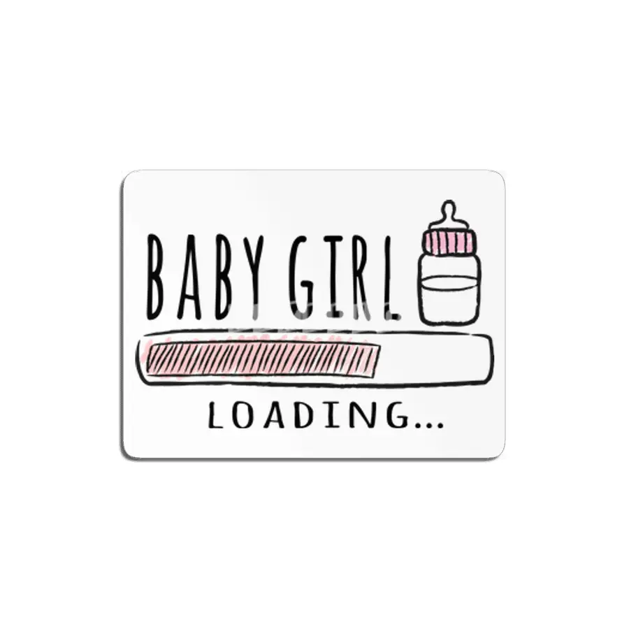 Gift For Pregnant Women. Baby Girl Girl Mother MDF Tablo