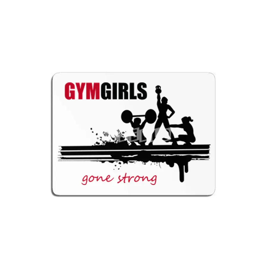 Gym Fitness Girl Trainer Sport Training Workout MDF Tablo