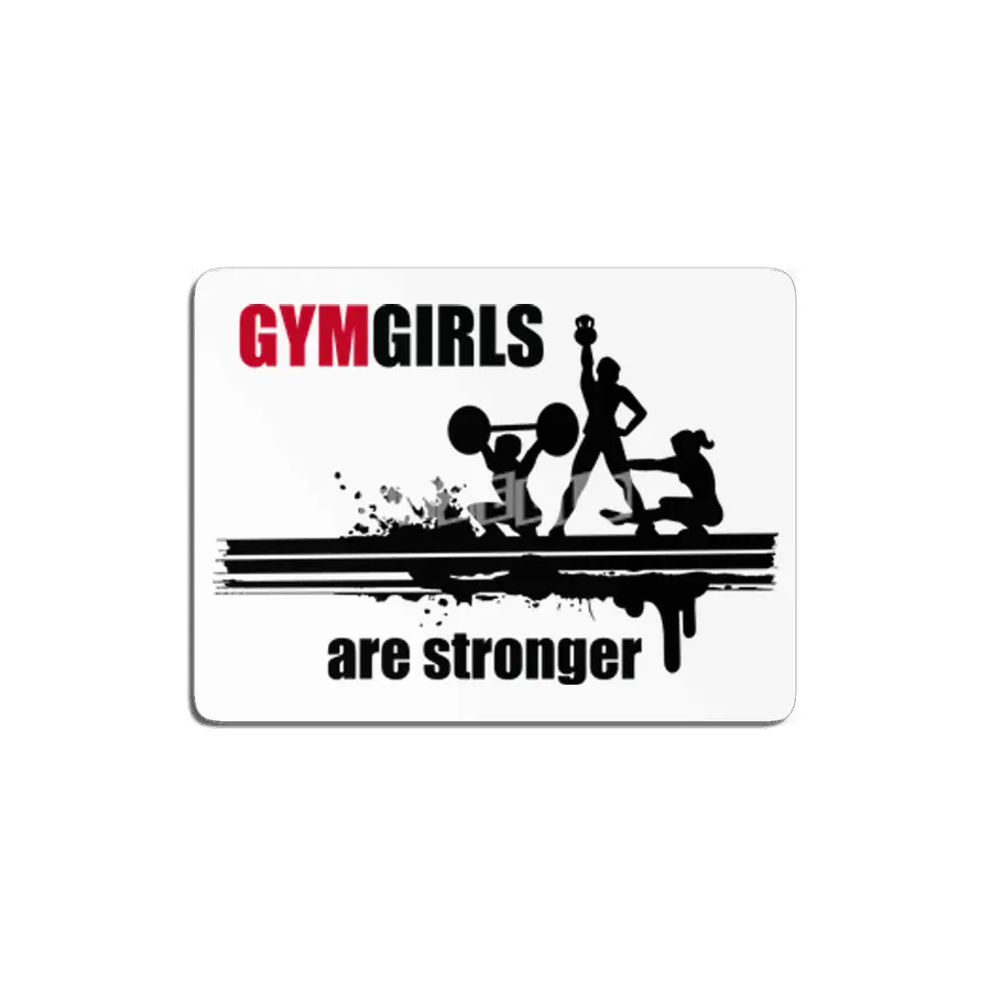 Gym Fitness Girl Trainer Sport Training Workout MDF Tablo