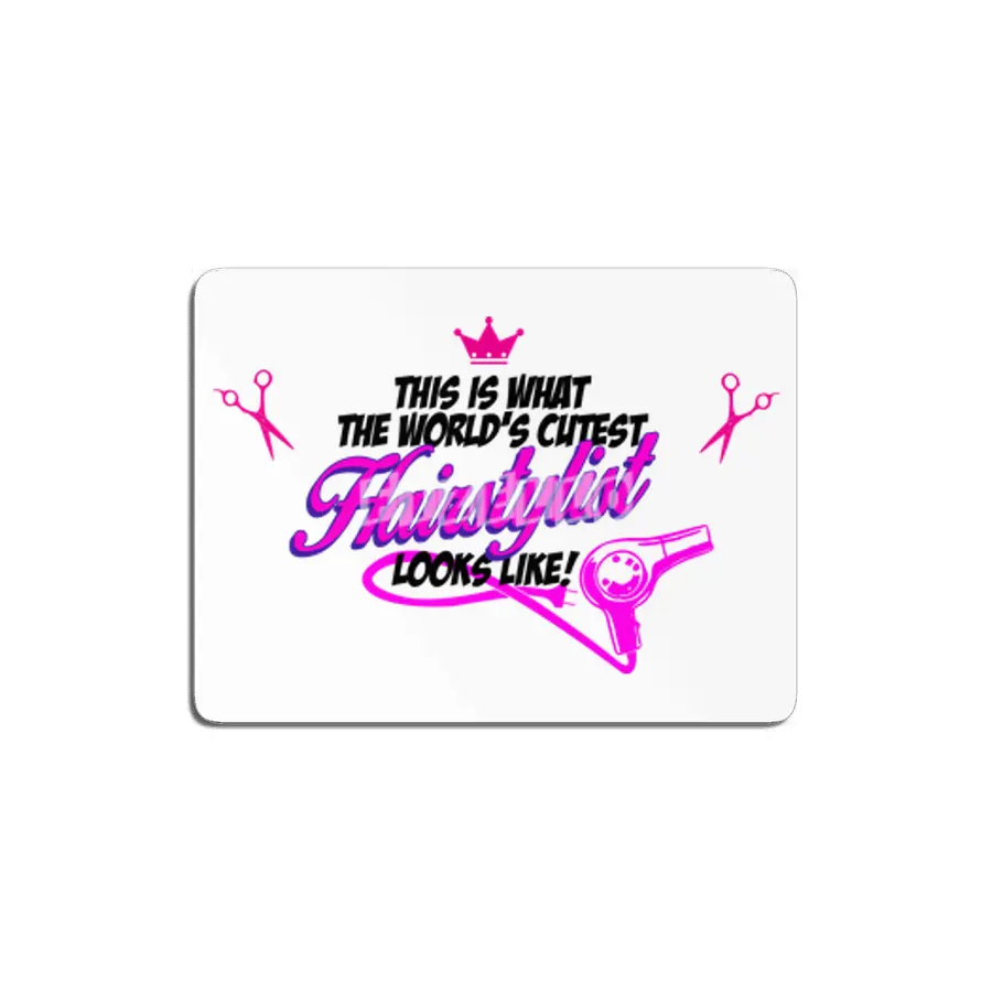 Hairdresser, Hairstylist, Barber, Funny Saying MDF Tablo