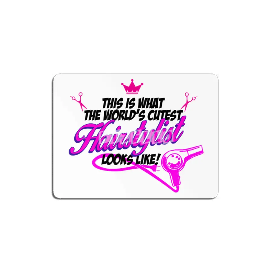 Hairdresser, Hairstylist, Barber, Funny Saying MDF Tablo