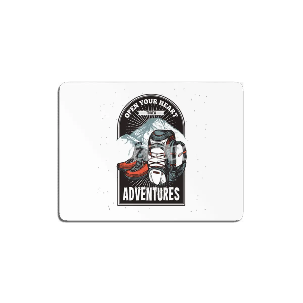 Hiking Travel Adventure Mountaineering Mountains MDF Tablo