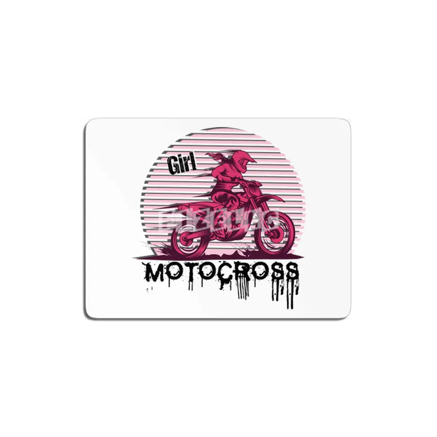 Motocross Enduro Motorcycle Girl Women Gift MDF Tablo