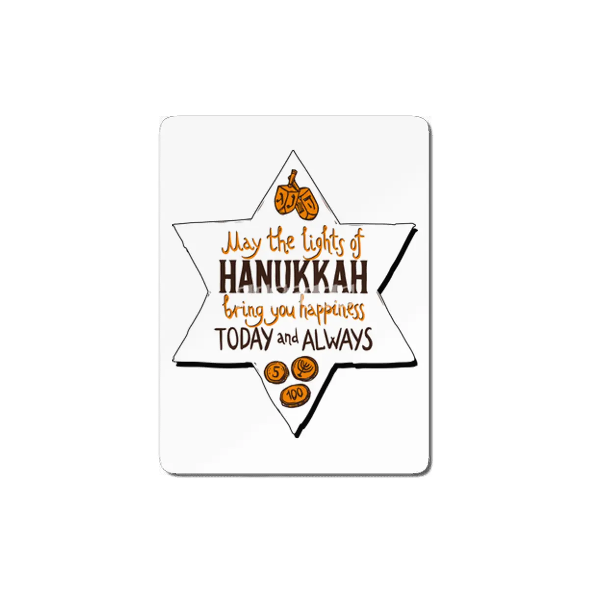 Nice Hanukkah, Hanukka, Lichterfest Jude Gift MDF Tablo