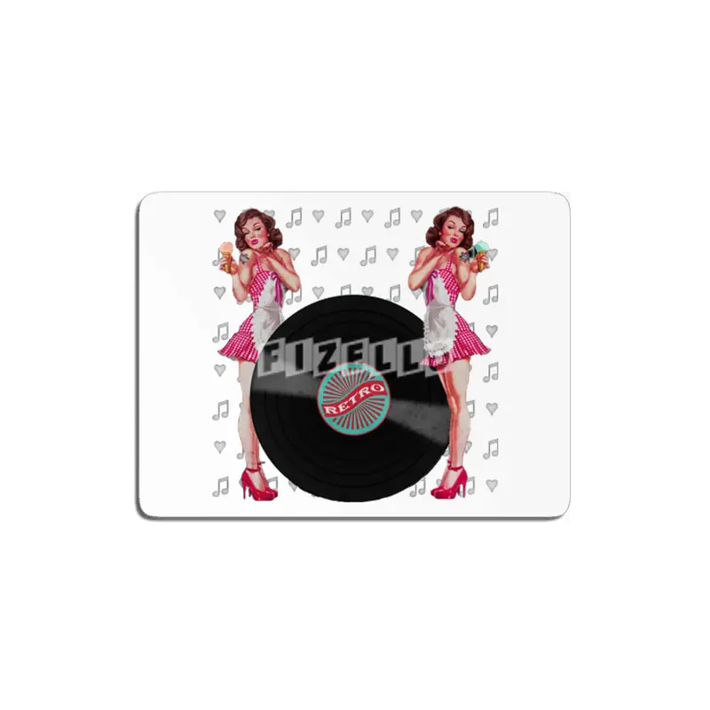 Pin Up Girl Vintage Retro Women Shirt MDF Tablo