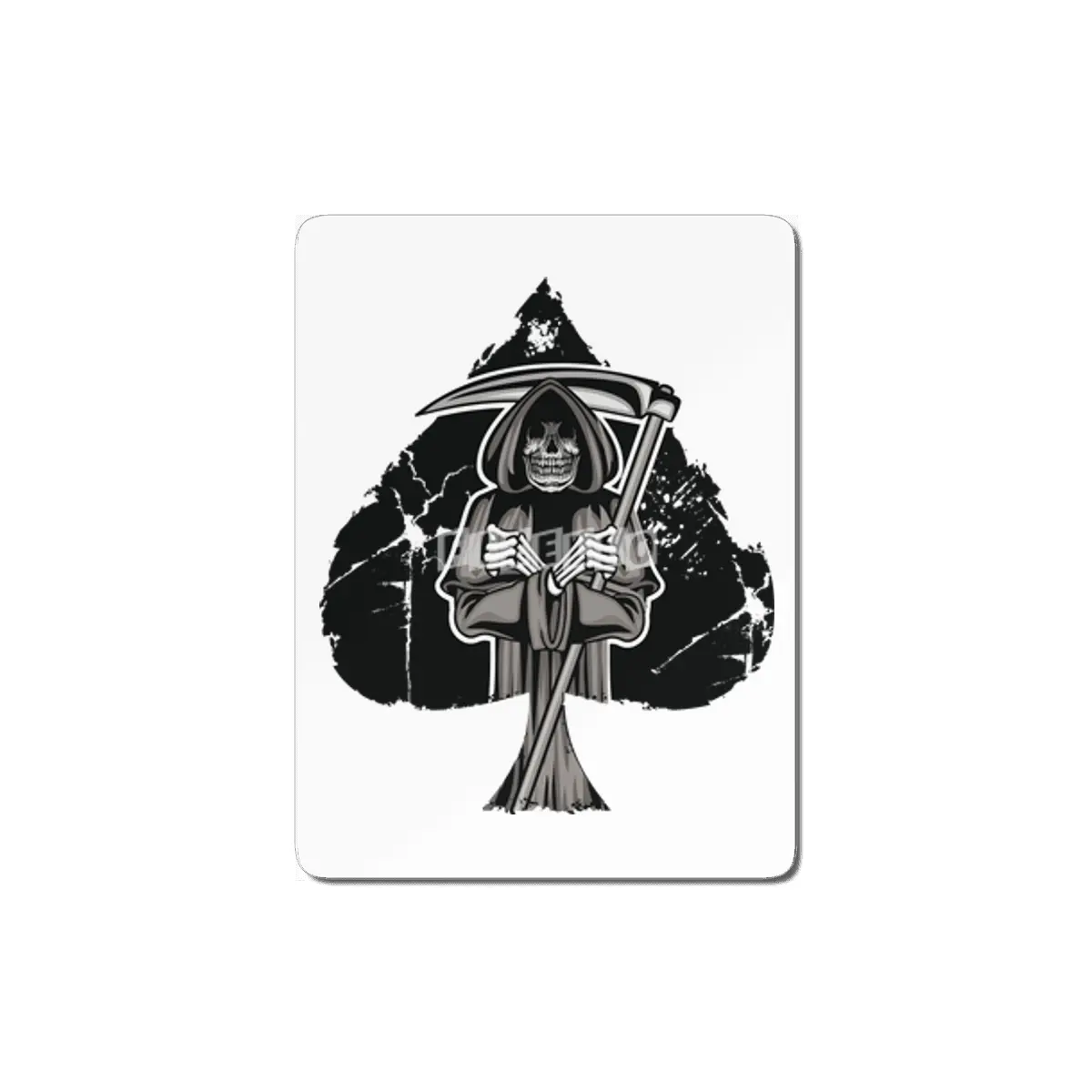 Poker Ace Of Spades Skull Las Vegas Gift MDF Tablo