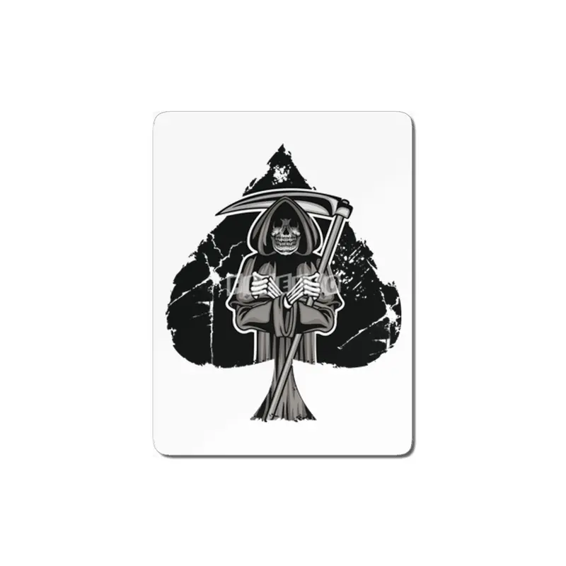 Poker Ace Of Spades Skull Las Vegas Gift MDF Tablo
