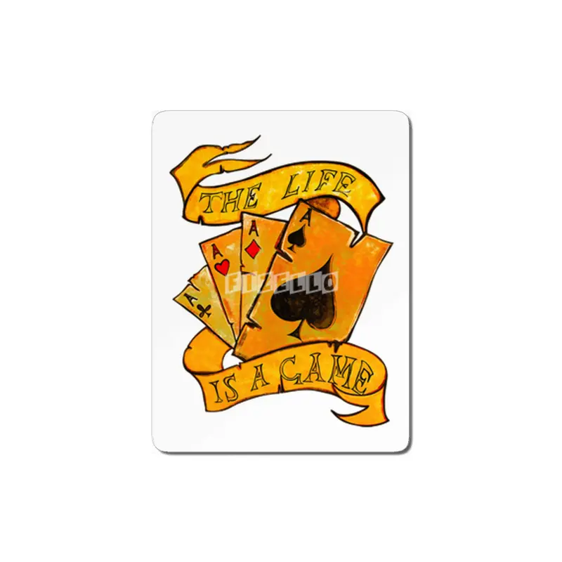 Poker Pik Ass Las Vegas Card Game Gift MDF Tablo