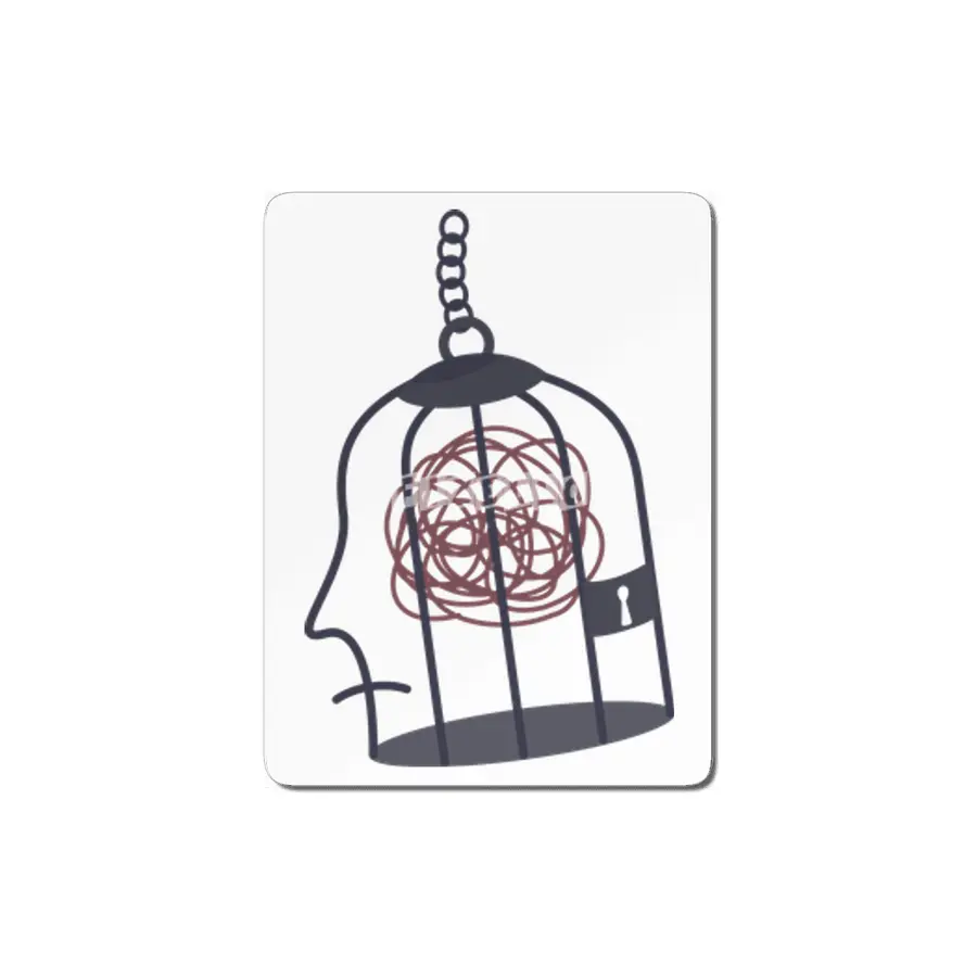 Psychology, Crazy Art, Mental Attitudes Quote gift MDF Tablo