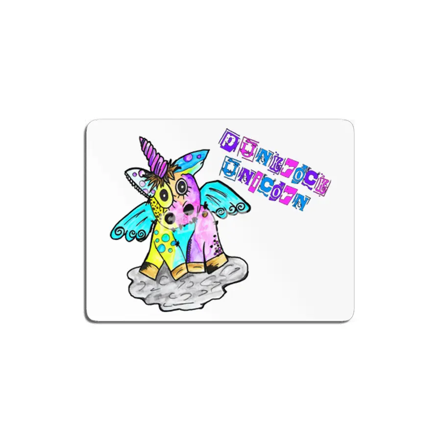 Punk Rock Metal Concert Festival Unicorn MDF Tablo