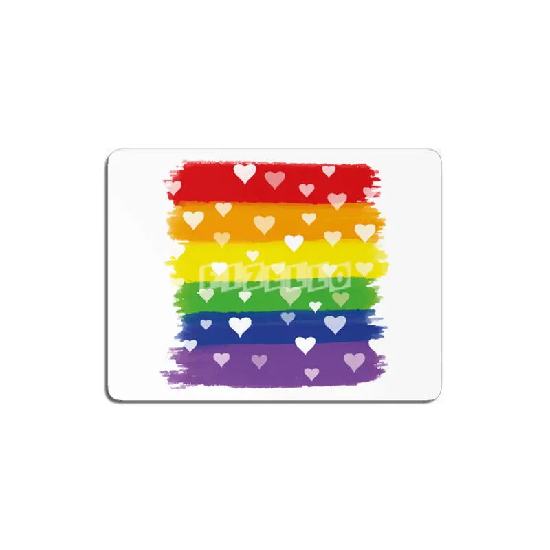 Rainbow Gay Lesbian Transgender Bisexual Love MDF Tablo