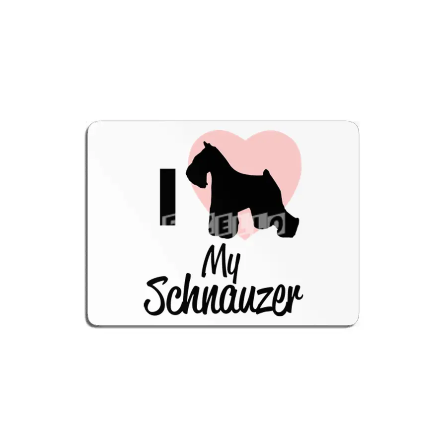 Schnauzer Dogs Dog Lover Gift MDF Tablo