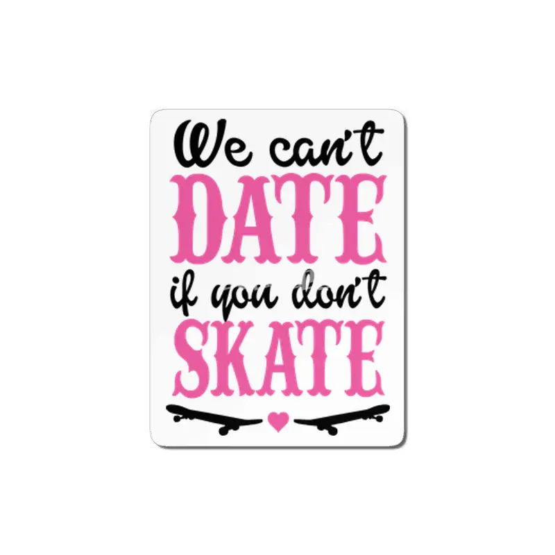Skateboard Skater Girl Shirt Sk8er Skateboarder MDF Tablo