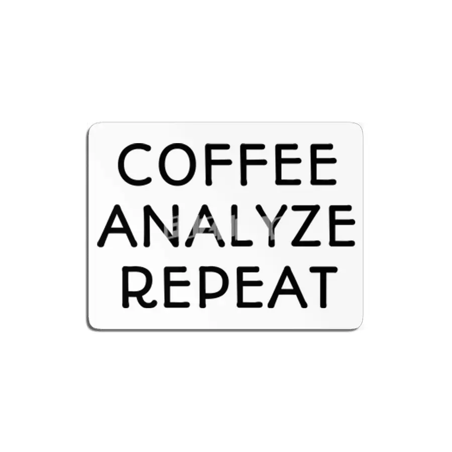 Coffee Analyze Repeat MDF Tablo