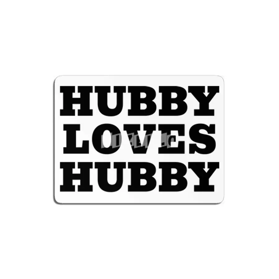 Hubby Loves Hubby MDF Tablo