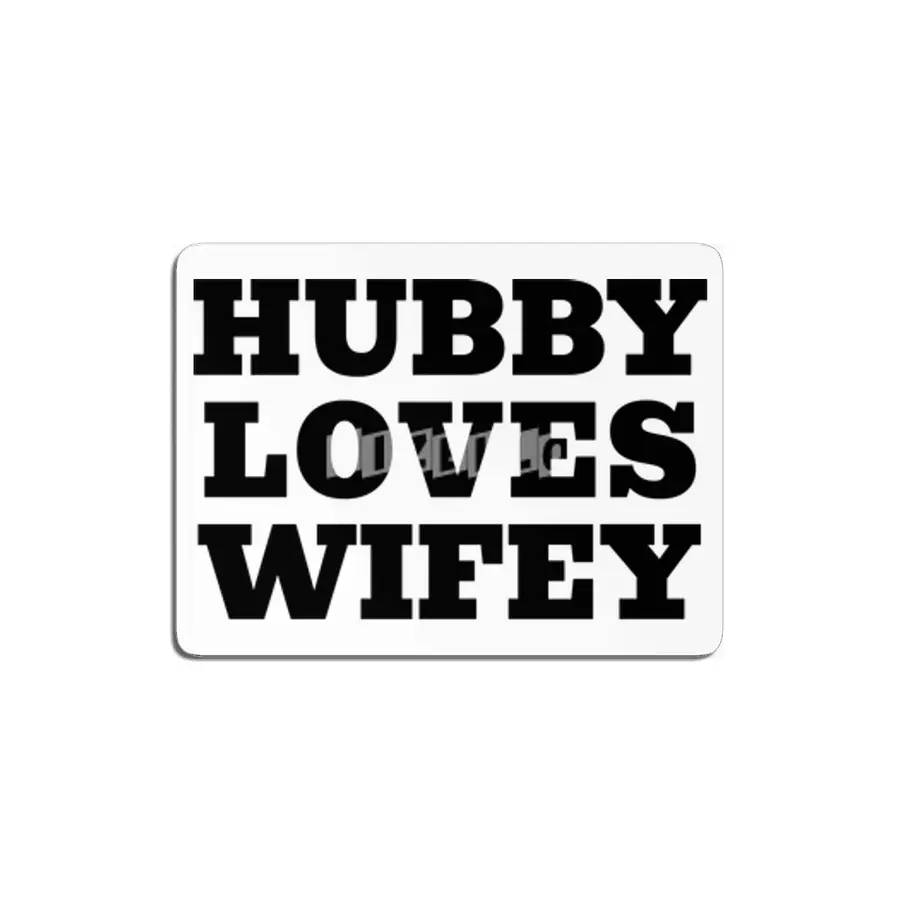 Hubby Loves Wifey MDF Tablo