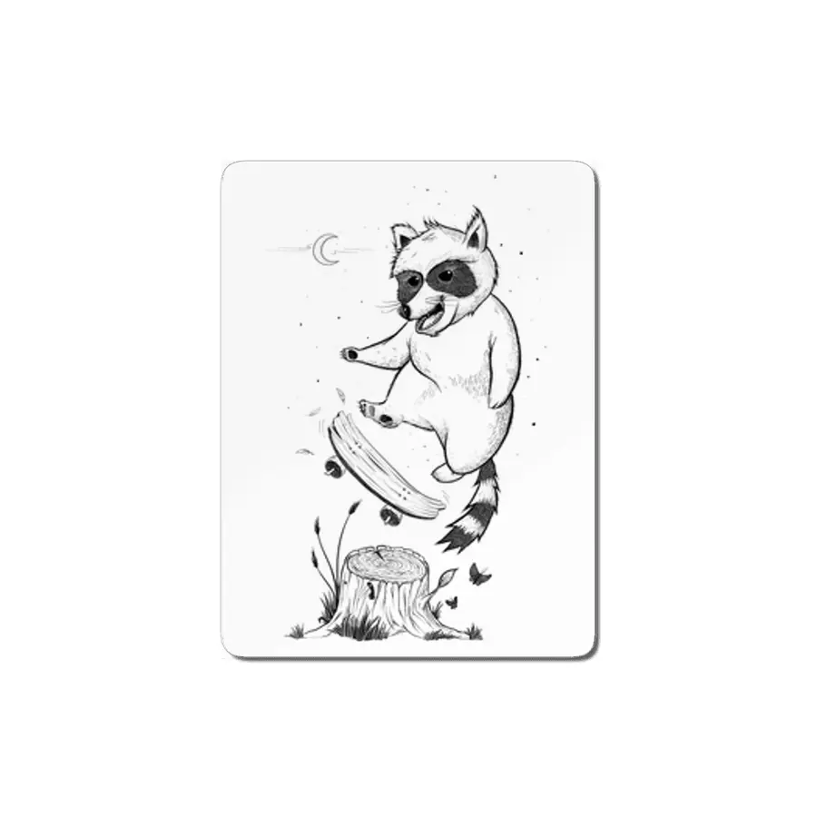 Flippin Racoon MDF Tablo