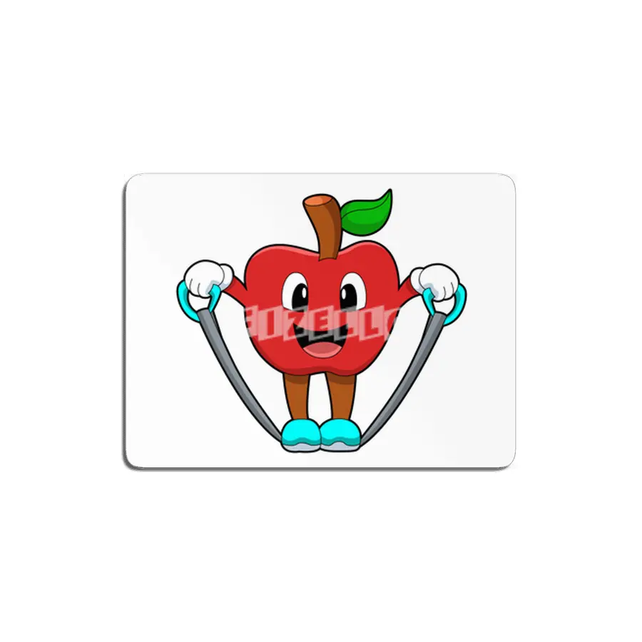 Apple at Fitness with Rope MDF Tablo