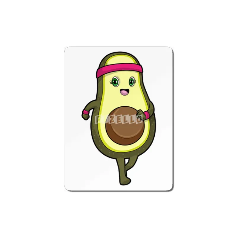 Avocado at Jogging with Headband MDF Tablo