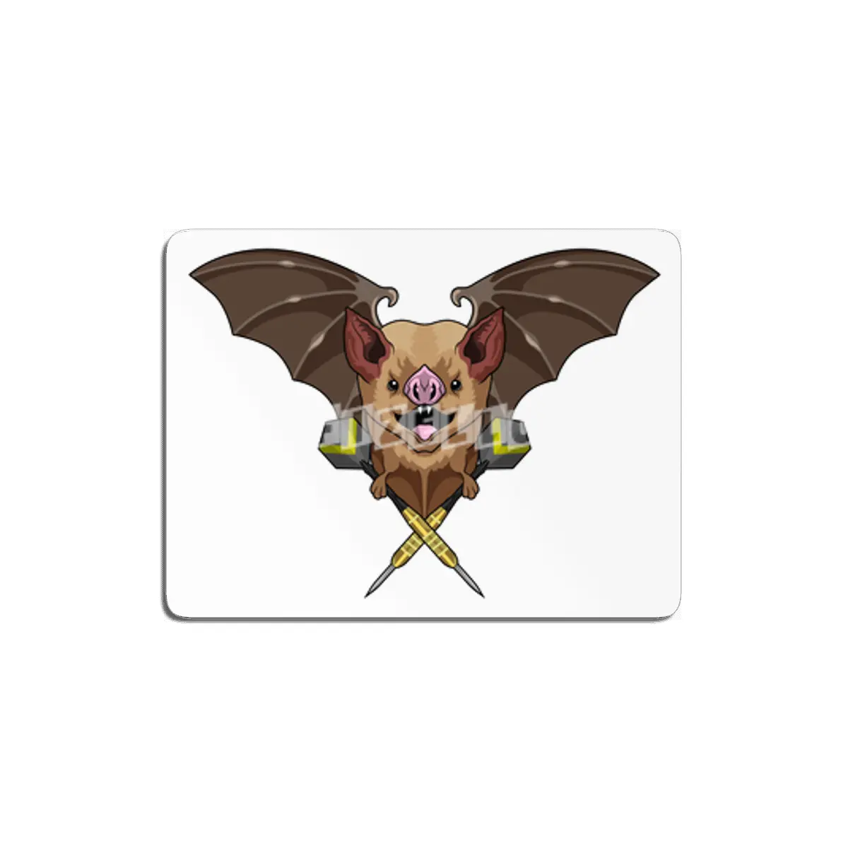 Bat at Darts with Dart MDF Tablo