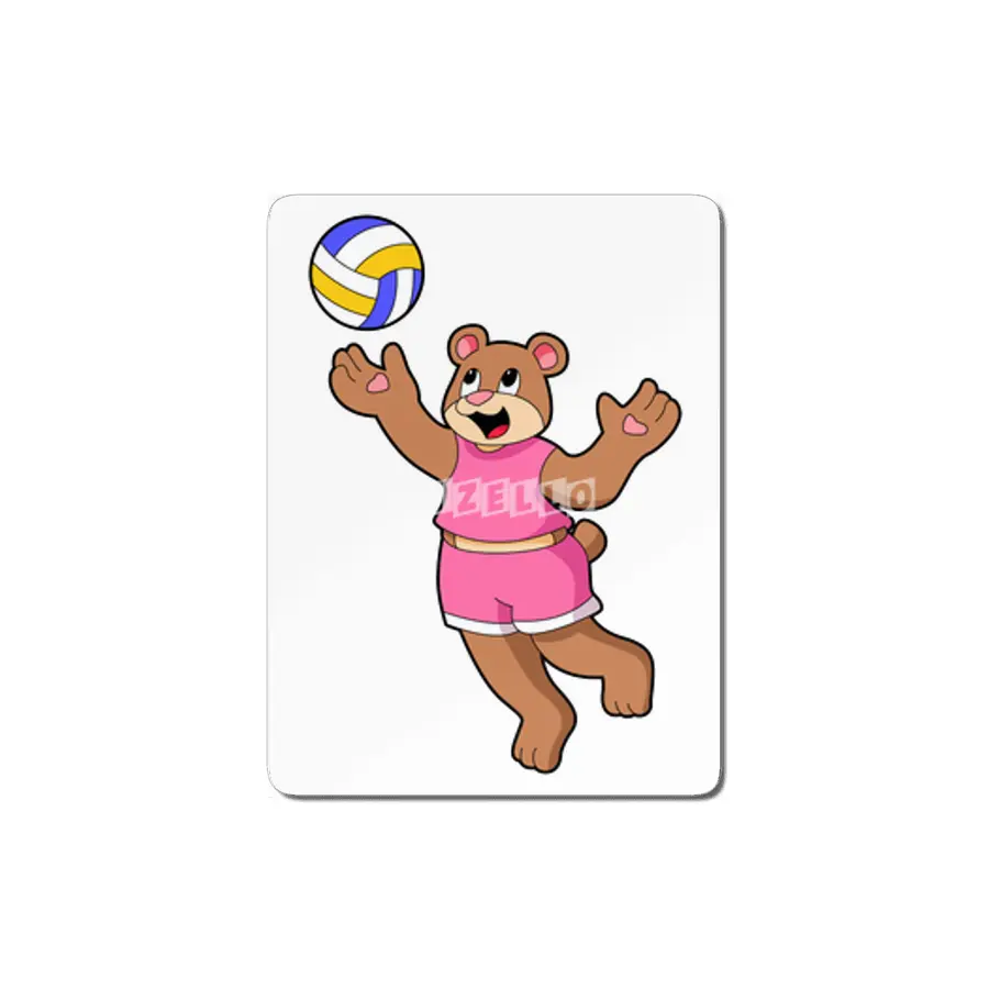 Bear at Volleyball Sports MDF Tablo