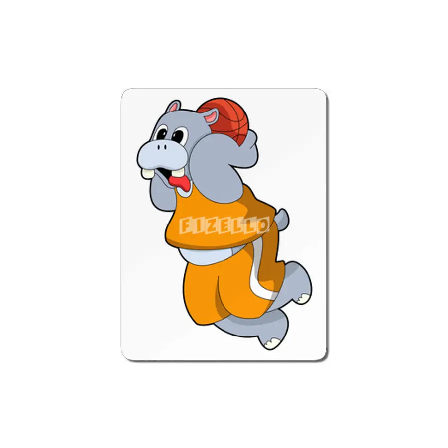 Hippo at Basketball Sports MDF Tablo