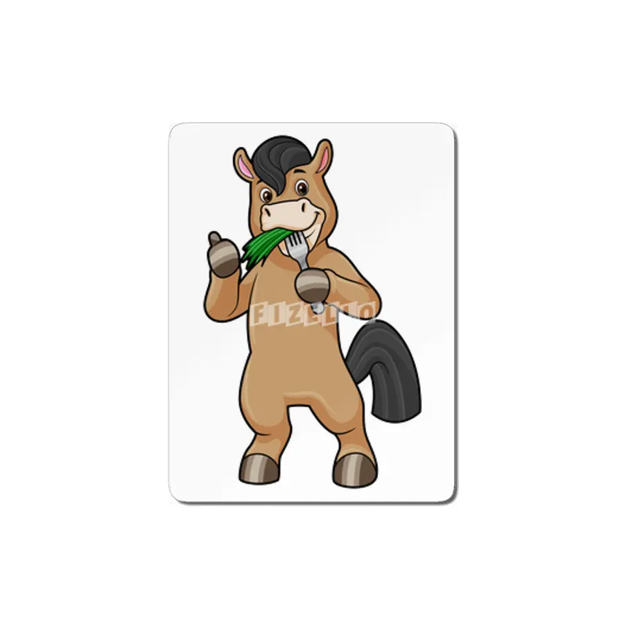 Horse at Eating Vegan MDF Tablo