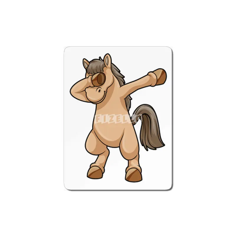 Horse at Hip Hop Dance Dab MDF Tablo