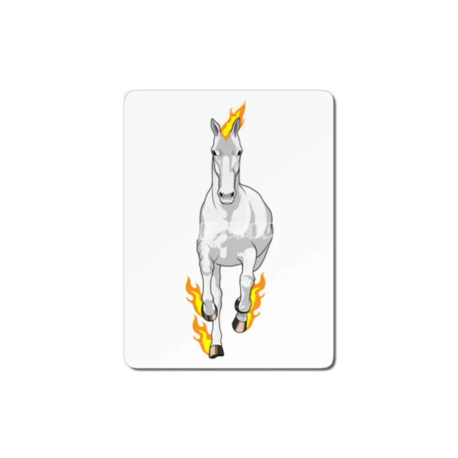 Horse in Flame MDF Tablo
